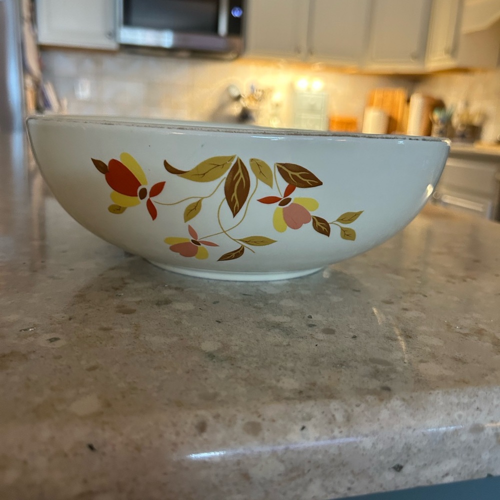 Jewel T Autum leaf Patterned Bowl